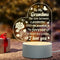 Grandmas Engraved Crystal Night Light Perfect Gift for Her